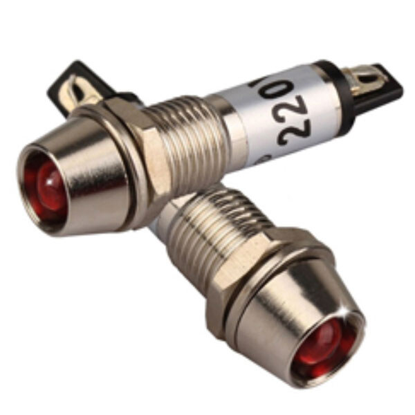 Сигнальный индикатор XD8-1-LED 220VAC Красный - № 2 Сигнальный индикатор XD8-1-LED 220VAC Красный - № 2