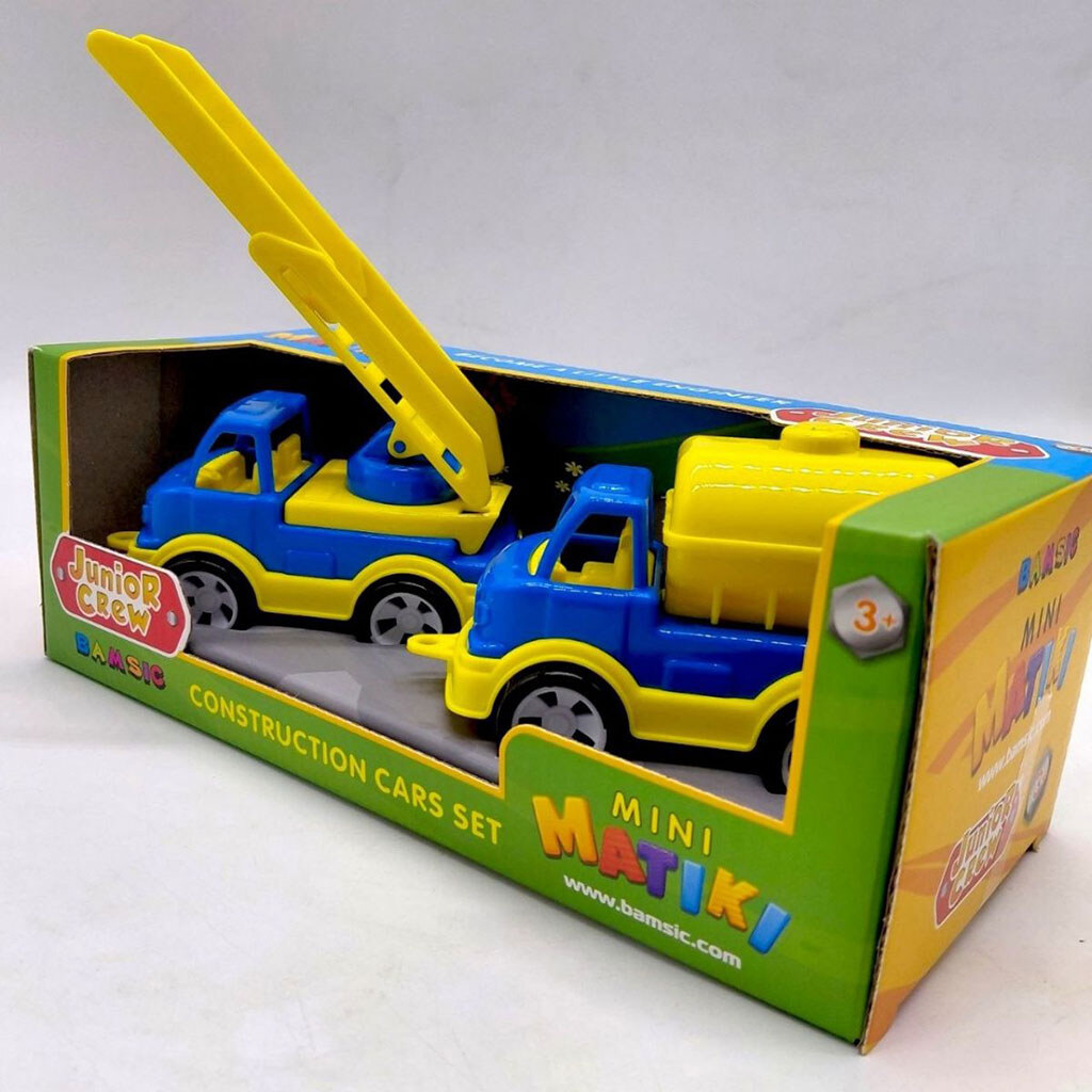 Дитячий набір «Mini Matiki: пожежна, водовоз», у коробці, Bamsik - № 3 Дитячий набір «Mini Matiki: пожежна, водовоз», у коробці, Bamsik - № 3