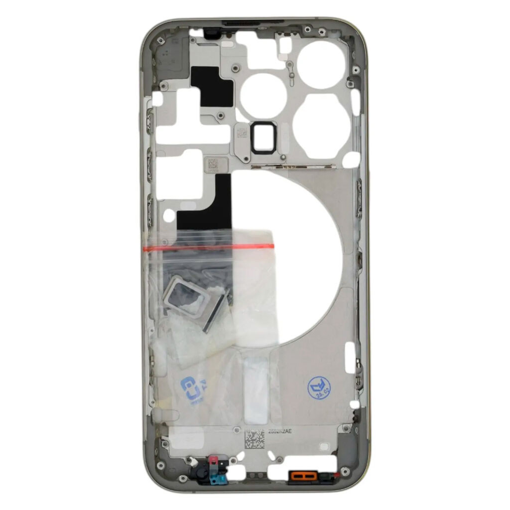 Середня частина Apple iPhone 15 Pro, Сірий - № 2 Середня частина Apple iPhone 15 Pro, Сірий - № 2