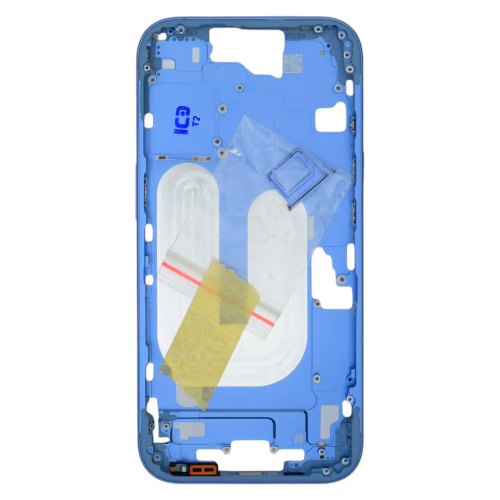 Средняя часть Apple iPhone 16, Синий - № 2 Средняя часть Apple iPhone 16, Синий - № 2