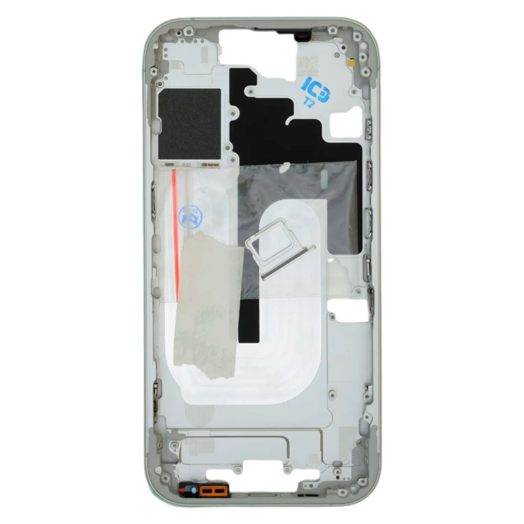 Средняя часть Apple iPhone 16, Белый - № 2 Средняя часть Apple iPhone 16, Белый - № 2