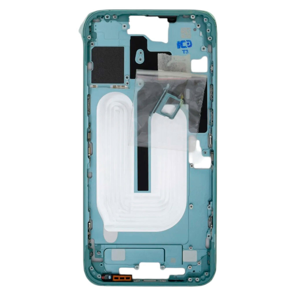 Средняя часть Apple iPhone 16 Plus, Зеленый - № 2 Средняя часть Apple iPhone 16 Plus, Зеленый - № 2