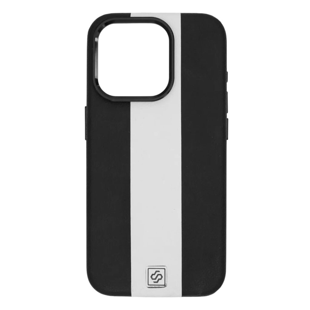 Чохол (накладка) Apple iPhone 13 Pro, Rally, Black-White, MagSafe, Чорний - № 1 Чохол (накладка) Apple iPhone 13 Pro, Rally, Black-White, MagSafe, Чорний - № 1