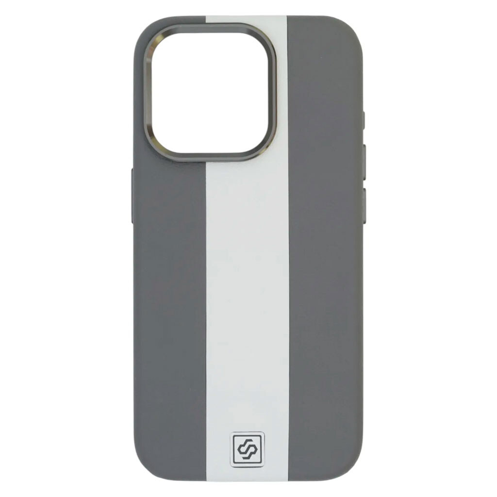 Чехол (накладка) Apple iPhone 15, Rally, MagSafe, Gray-White, Серый - № 1 Чехол (накладка) Apple iPhone 15, Rally, MagSafe, Gray-White, Серый - № 1