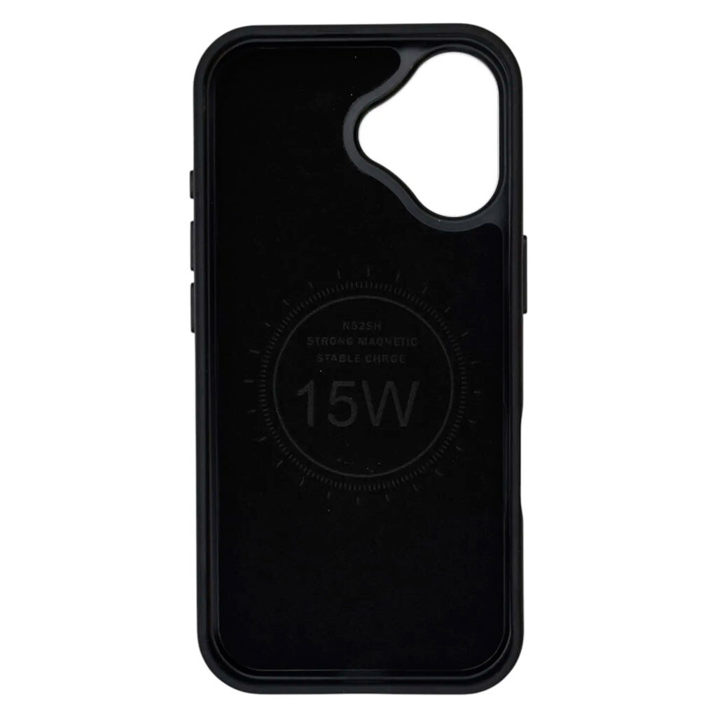 Чохол (накладка) Apple iPhone 16, Rally, Black-Orange, MagSafe, Чорний - № 2 Чохол (накладка) Apple iPhone 16, Rally, Black-Orange, MagSafe, Чорний - № 2