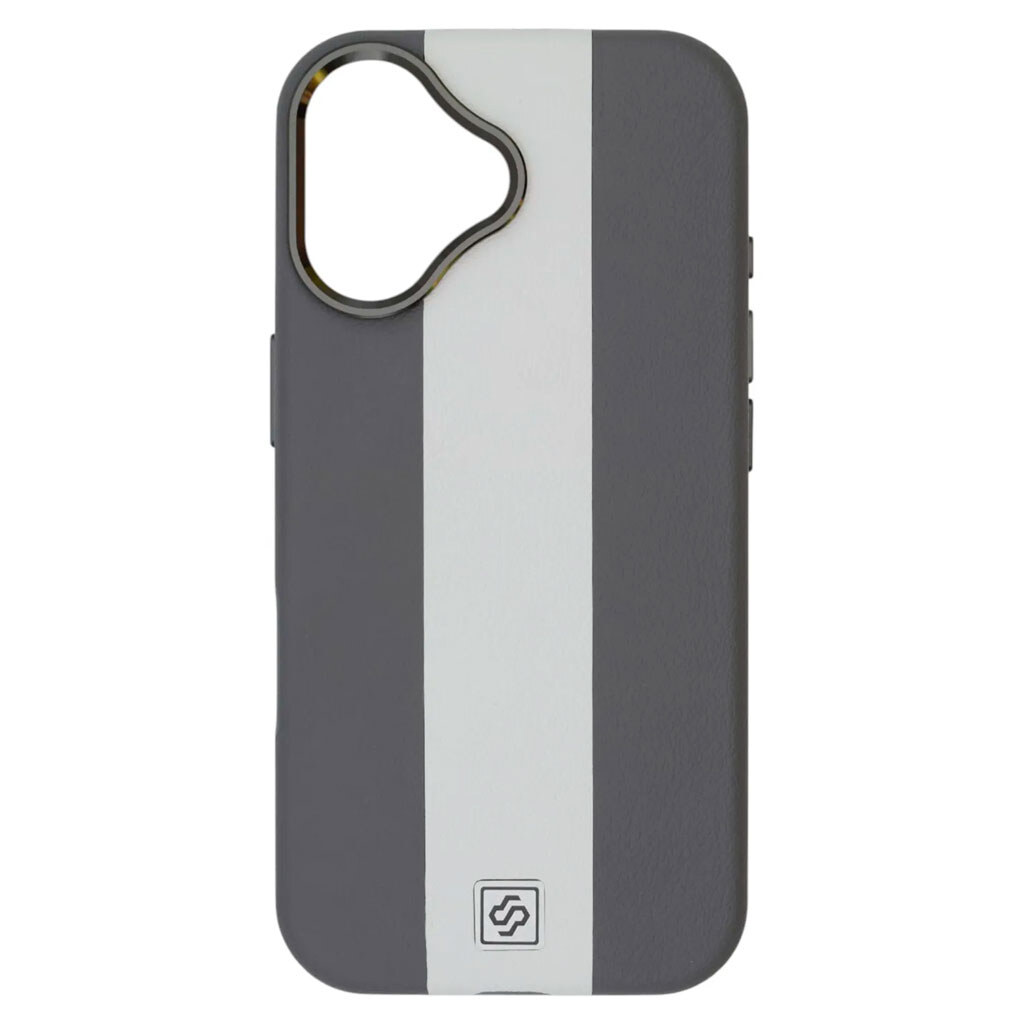 Чехол (накладка) Apple iPhone 16, Rally, MagSafe, Gray-White, Серый - № 1 Чехол (накладка) Apple iPhone 16, Rally, MagSafe, Gray-White, Серый - № 1