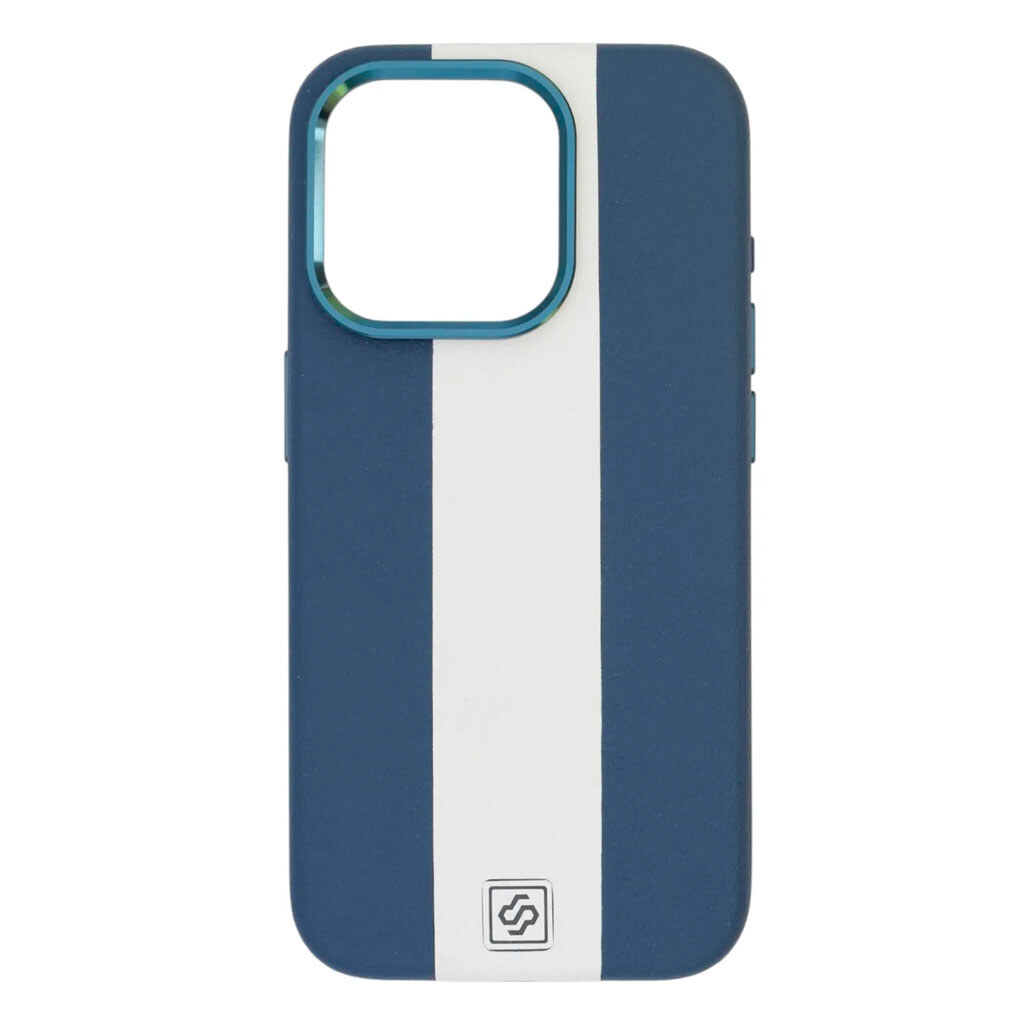 Чехол (накладка) Apple iPhone 16 Pro Max, Rally, MagSafe, Blue-White, Синий - № 1 Чехол (накладка) Apple iPhone 16 Pro Max, Rally, MagSafe, Blue-White, Синий - № 1