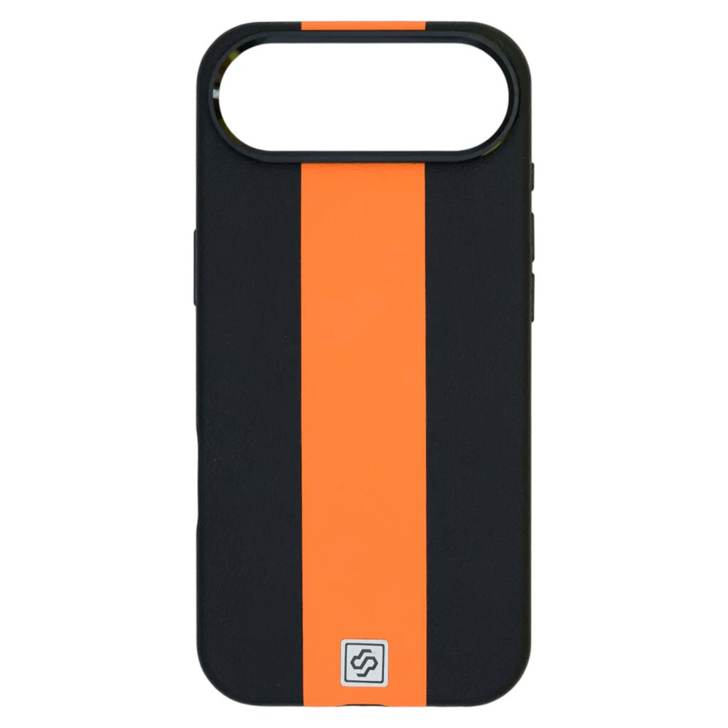 Чехол (накладка) Apple iPhone 17 Air, Rally, MagSafe, Black-Orange, Черный - № 1 Чехол (накладка) Apple iPhone 17 Air, Rally, MagSafe, Black-Orange, Черный - № 1