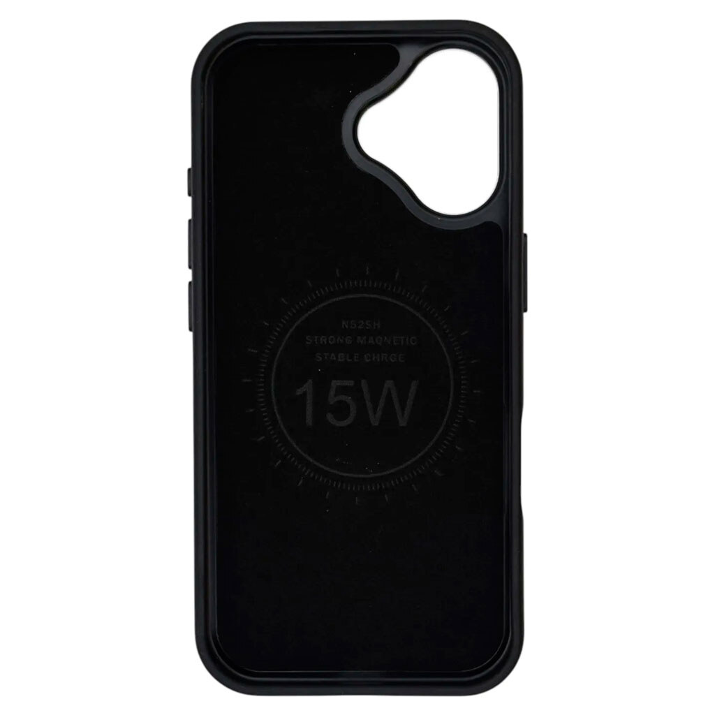Чехол (накладка) Apple iPhone 17, Rally, MagSafe, Black-Orange, Черный - № 2 Чехол (накладка) Apple iPhone 17, Rally, MagSafe, Black-Orange, Черный - № 2