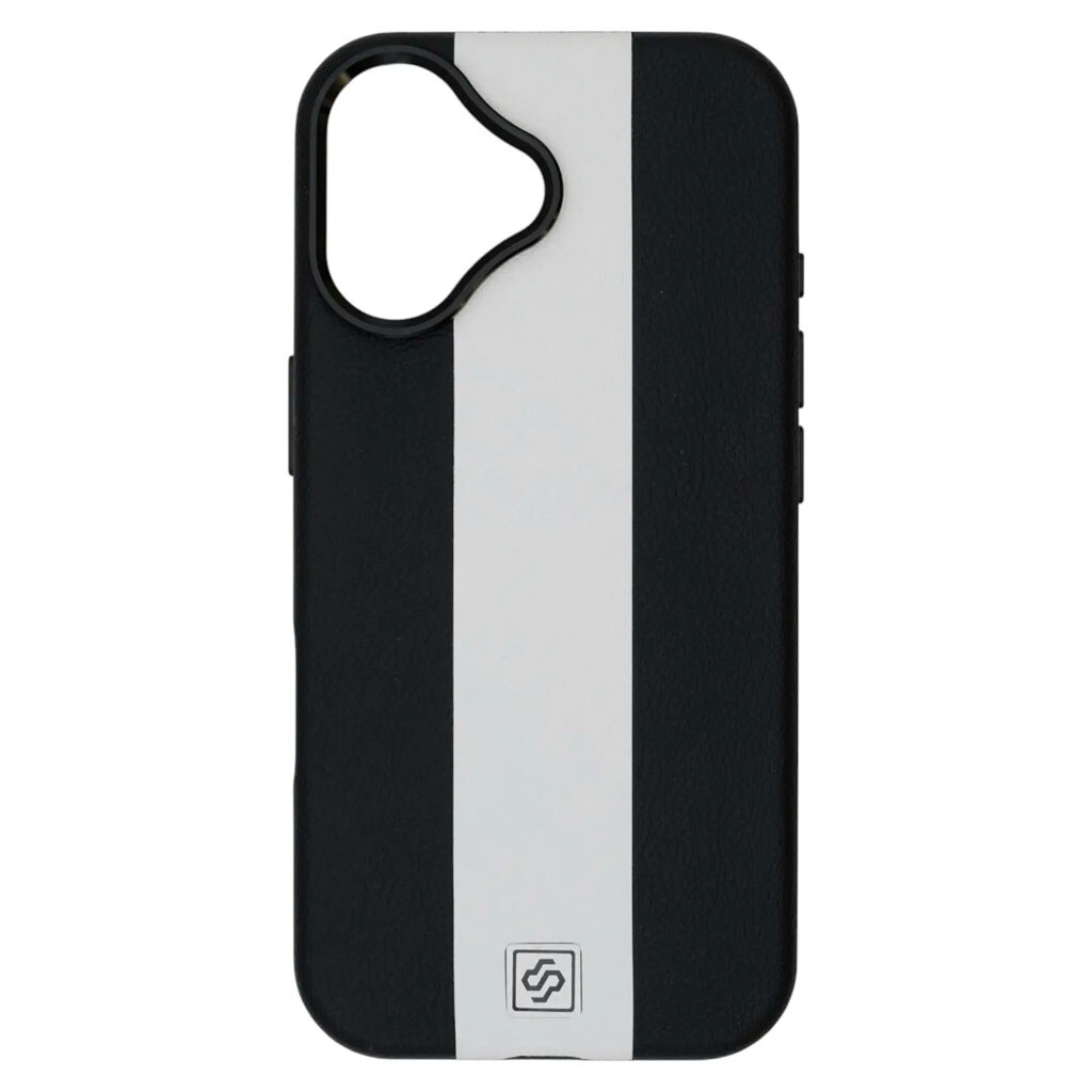 Чехол (накладка) Apple iPhone 17, Rally, MagSafe, Black-White, Черный - № 1 Чехол (накладка) Apple iPhone 17, Rally, MagSafe, Black-White, Черный - № 1