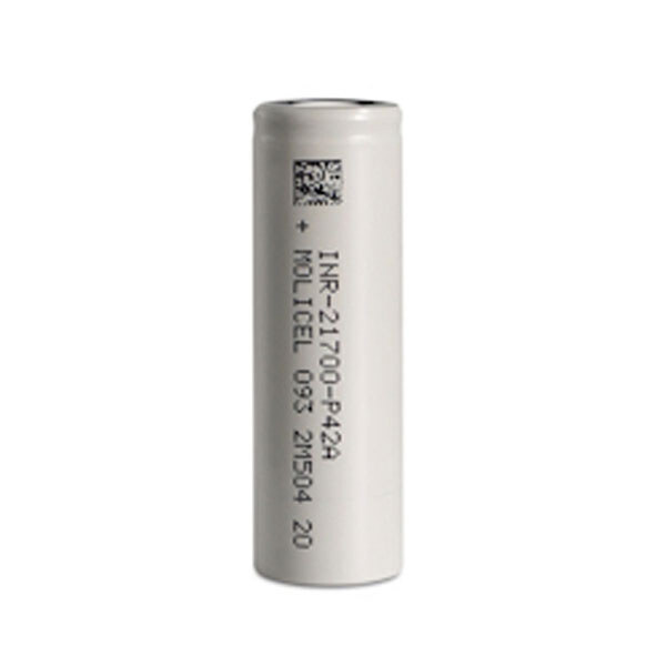 Акумулятор Li-ion Molicel INR21700-P42A 4200mAh 3.7V б/захисту 45A, до -40C - № 1 Акумулятор Li-ion Molicel INR21700-P42A 4200mAh 3.7V б/захисту 45A, до -40C - № 1