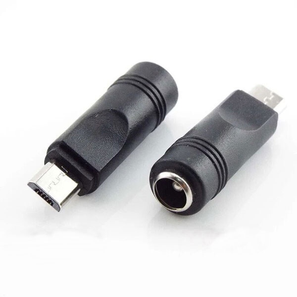 Переходник гнездо 5.5/2.1 / microUSB - № 1 Переходник гнездо 5.5/2.1 / microUSB - № 1