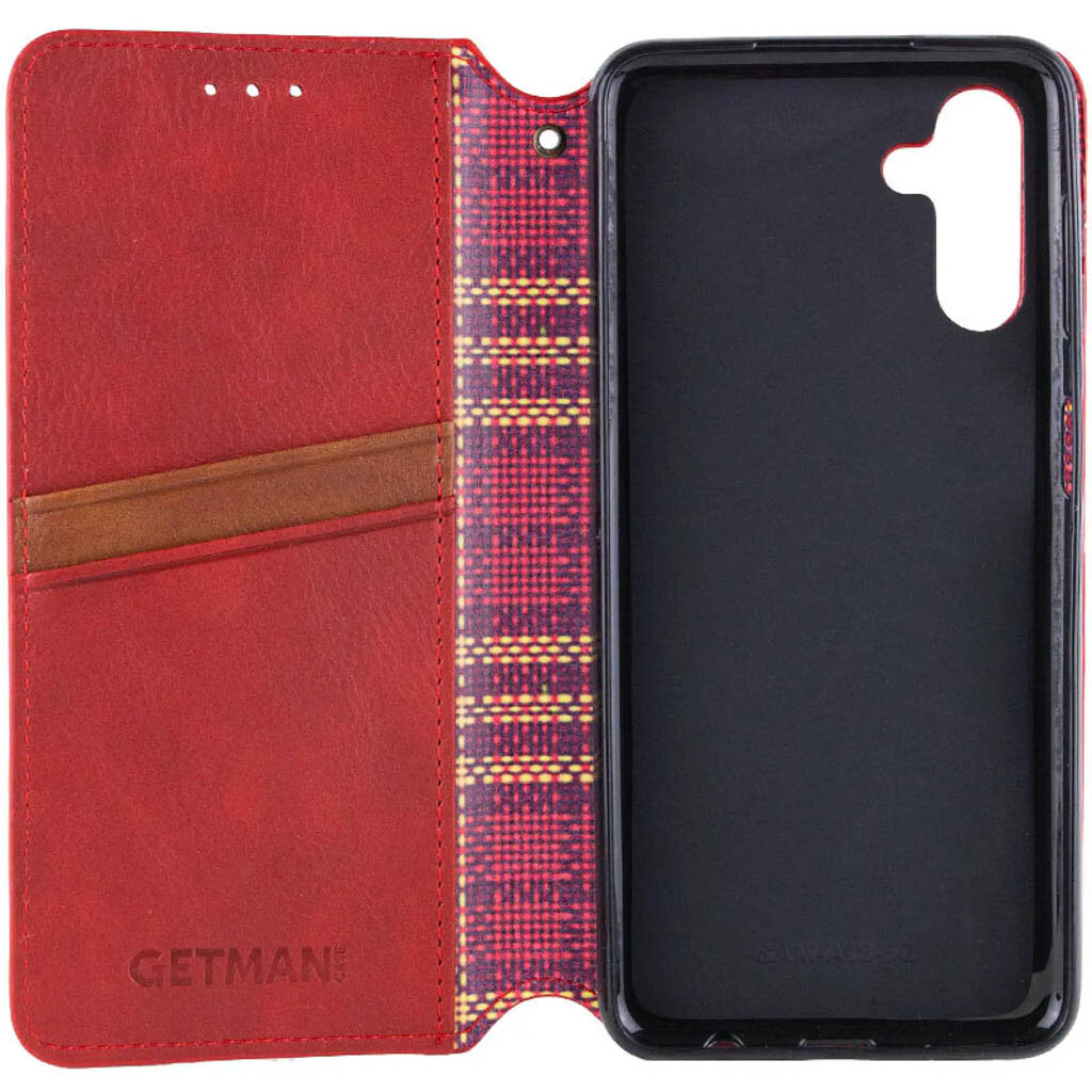 Чохол (книжка) Motorola Edge 70 Fusion / Edge 70 Fusion Plus, GETMAN Cubic, Червоний - № 3 Чохол (книжка) Motorola Edge 70 Fusion / Edge 70 Fusion Plus, GETMAN Cubic, Червоний - № 3