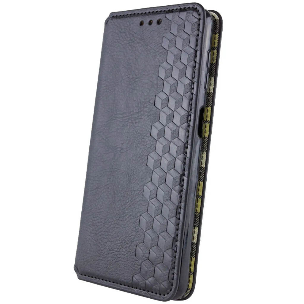 Чохол (книжка) Motorola Edge 70 Fusion / Edge 70 Fusion Plus, GETMAN Cubic, Чорний - № 2 Чохол (книжка) Motorola Edge 70 Fusion / Edge 70 Fusion Plus, GETMAN Cubic, Чорний - № 2