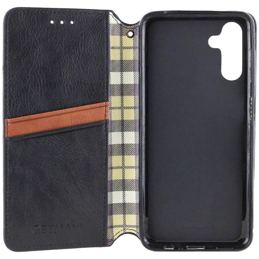 Чохол (книжка) Motorola Edge 70 Fusion / Edge 70 Fusion Plus, GETMAN Cubic, Чорний - № 3 Чохол (книжка) Motorola Edge 70 Fusion / Edge 70 Fusion Plus, GETMAN Cubic, Чорний - № 3
