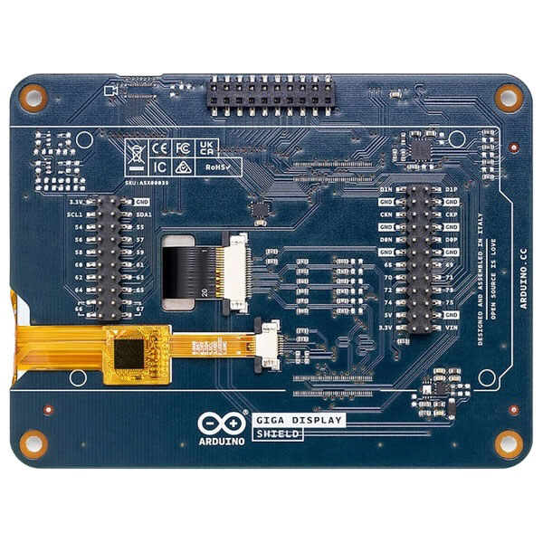 Arduino GIGA Display Shield — сенсорный TFT-дисплей для Arduino GIGA R1 WiFi - № 3 Arduino GIGA Display Shield — сенсорный TFT-дисплей для Arduino GIGA R1 WiFi - № 3