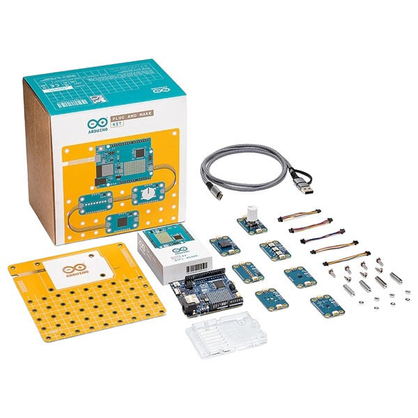 Современный стартовый набор Arduino без пайки и макетных плат Arduino Plug and Make Kit - № 1 Современный стартовый набор Arduino без пайки и макетных плат Arduino Plug and Make Kit - № 1