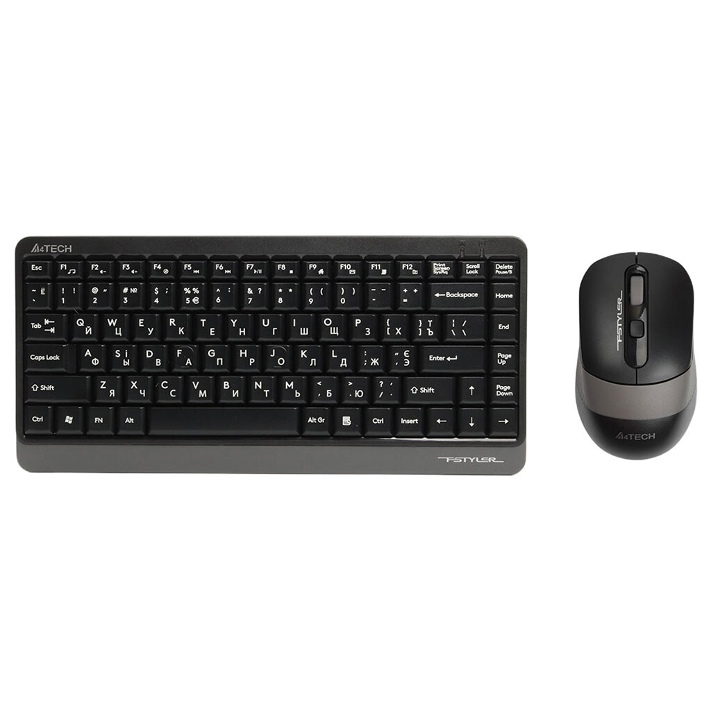 Клавиатура и мышь A4Tech FG1110, Серый - № 1 Клавиатура и мышь A4Tech FG1110, Серый - № 1