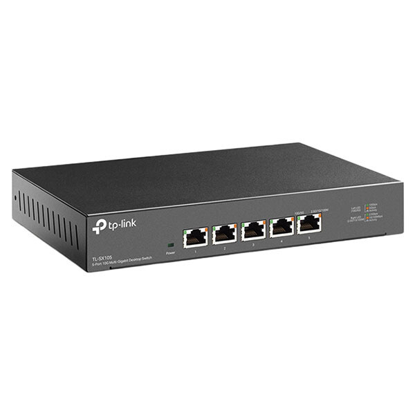 Коммутатор сетевой TP-Link TL-SX105, Черный - № 2 Коммутатор сетевой TP-Link TL-SX105, Черный - № 2