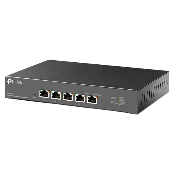 Коммутатор сетевой TP-Link TL-SX105, Черный - № 3 Коммутатор сетевой TP-Link TL-SX105, Черный - № 3