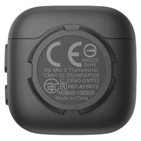 Передавач радіосистеми DJI Mic 3, Чорний - № 4 Передавач радіосистеми DJI Mic 3, Чорний - № 4