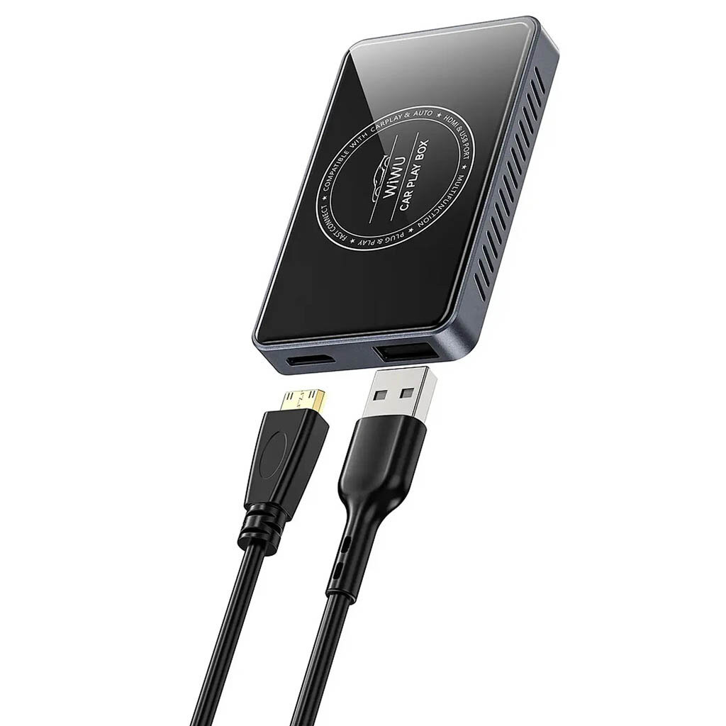 Адаптер CarPlay Wiwu Wi-CP004 Play, Чорний - № 4 Адаптер CarPlay Wiwu Wi-CP004 Play, Чорний - № 4