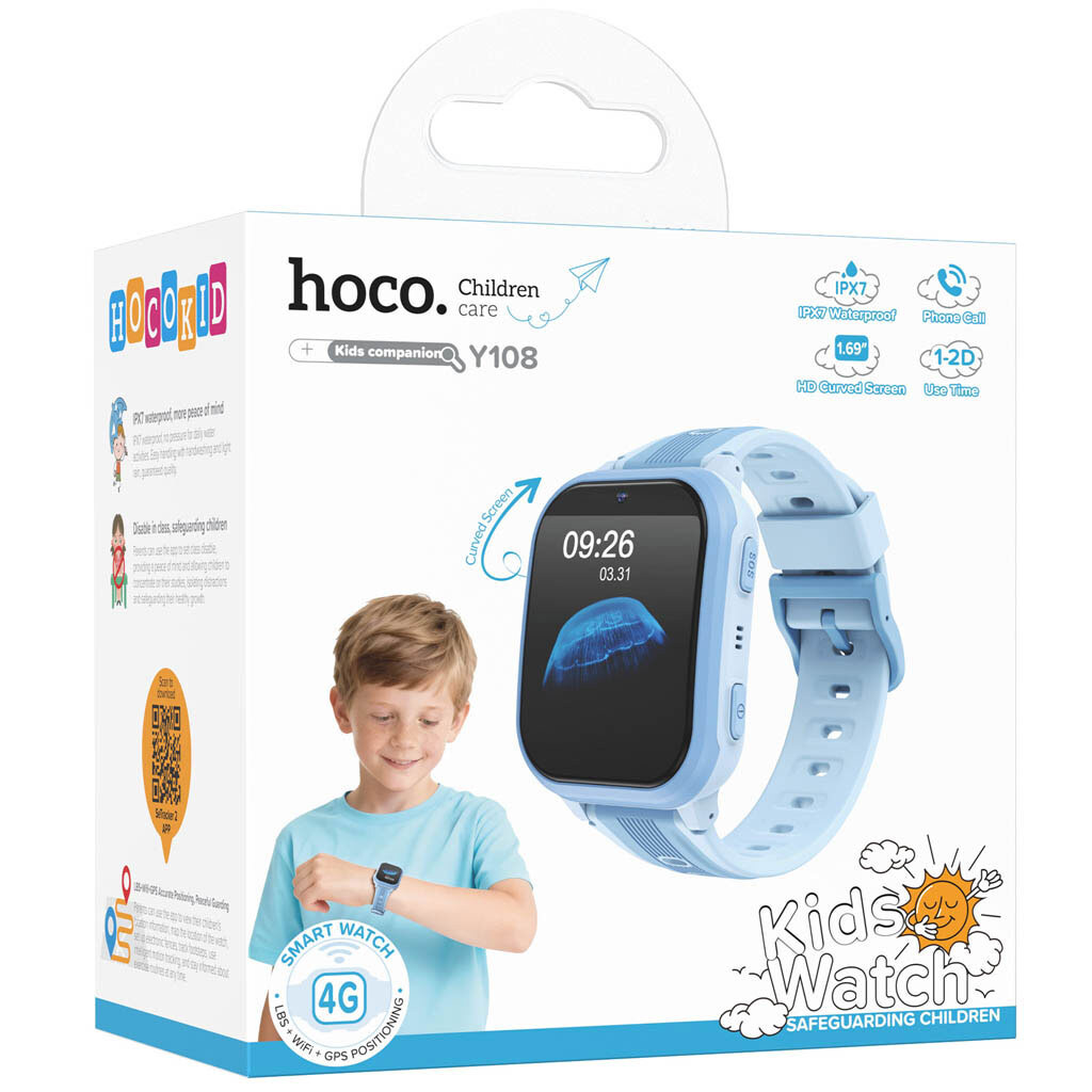 Розумний годинник Hoco Y108, Синій - № 3 Розумний годинник Hoco Y108, Синій - № 3