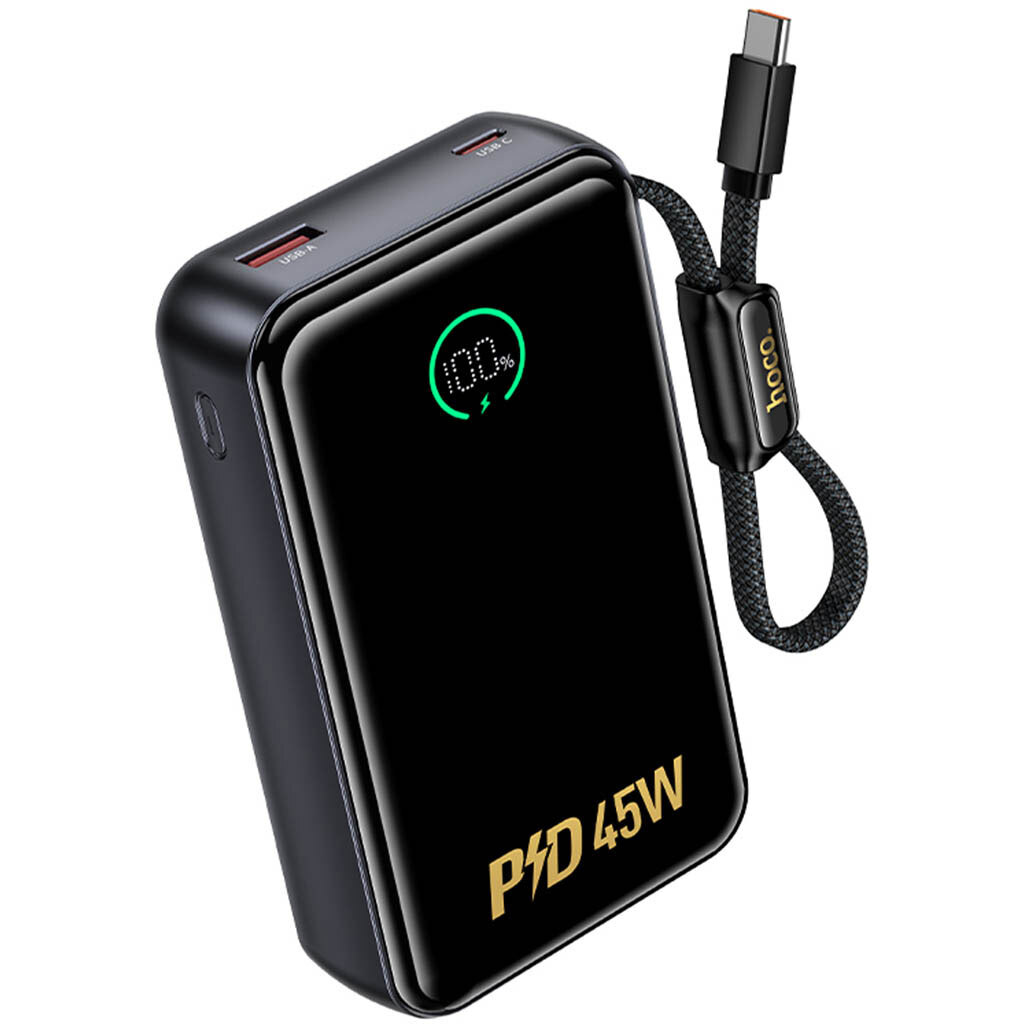 Портативная батарея (Power Bank) Hoco Q54 Shine, 20000 mAh, Серый - № 2 Портативная батарея (Power Bank) Hoco Q54 Shine, 20000 mAh, Серый - № 2