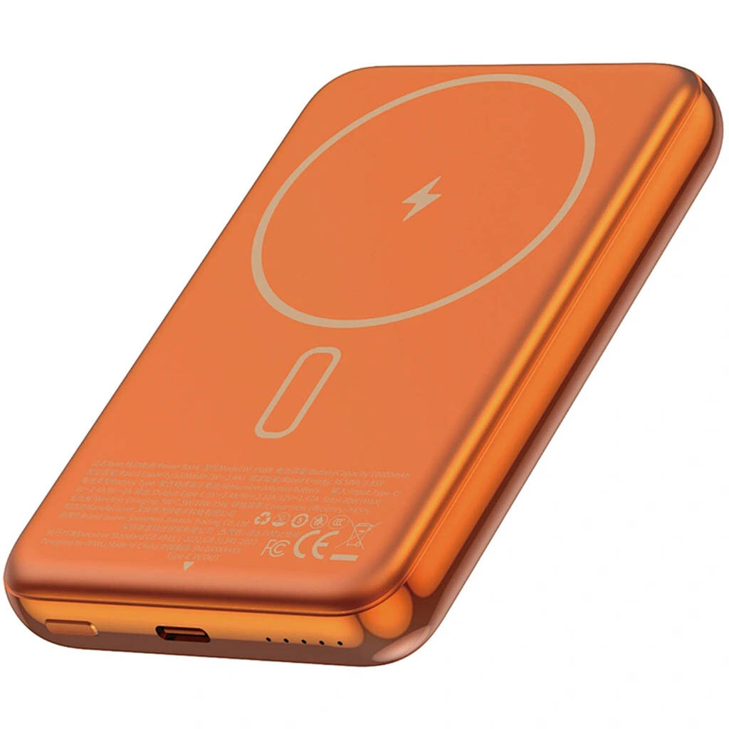 Портативная батарея (Power Bank) Wiwu P089 Seraph, 10000 mAh, Оранжевый - № 2 Портативная батарея (Power Bank) Wiwu P089 Seraph, 10000 mAh, Оранжевый - № 2