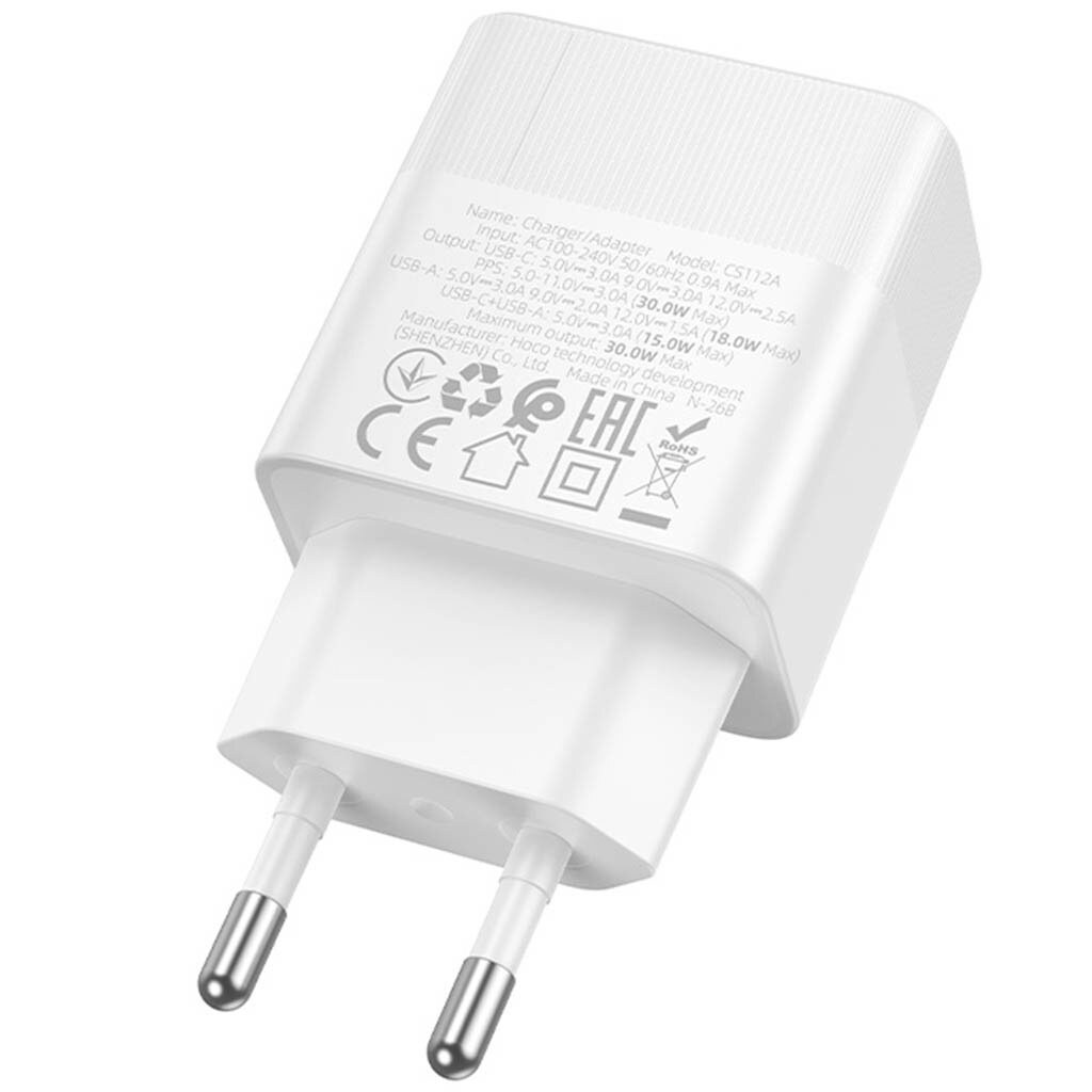 СЗУ Hoco CS112A Lounge, Белый - № 3 СЗУ Hoco CS112A Lounge, Белый - № 3