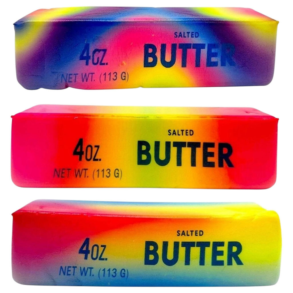 Антистрес іграшка "Butter Squishy Rainbow/Сквіши масло", мікс видів, Mic - № 1 Антистрес іграшка "Butter Squishy Rainbow/Сквіши масло", мікс видів, Mic - № 1