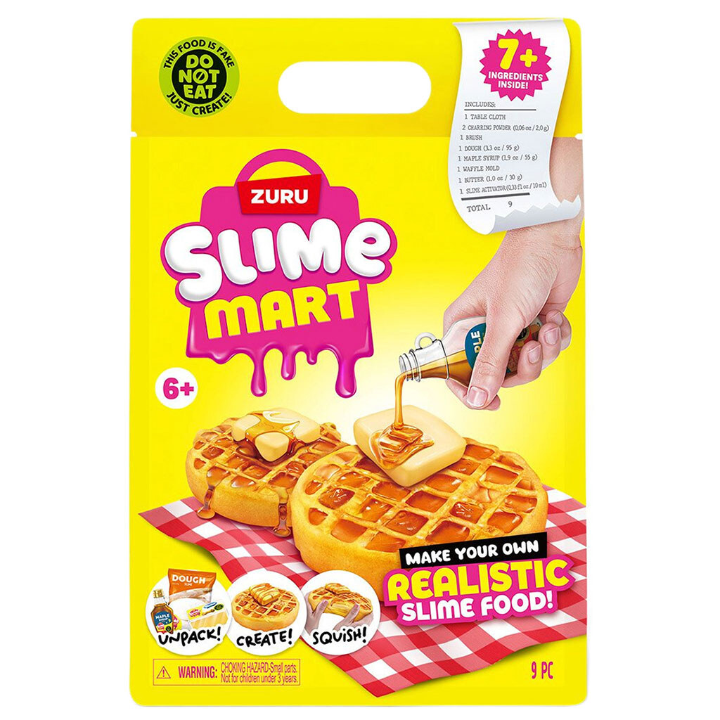 Игровой набор со слаймами серии "Shopping Bag: БЕЛЬГИЙСКИЕ ВАФЛИ", Slime Mart - № 1 Игровой набор со слаймами серии "Shopping Bag: БЕЛЬГИЙСКИЕ ВАФЛИ", Slime Mart - № 1