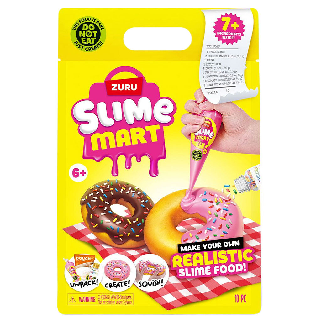 Игровой набор со слаймами серии "Shopping Bag: ПОНЧИК", Slime Mart - № 1 Игровой набор со слаймами серии "Shopping Bag: ПОНЧИК", Slime Mart - № 1