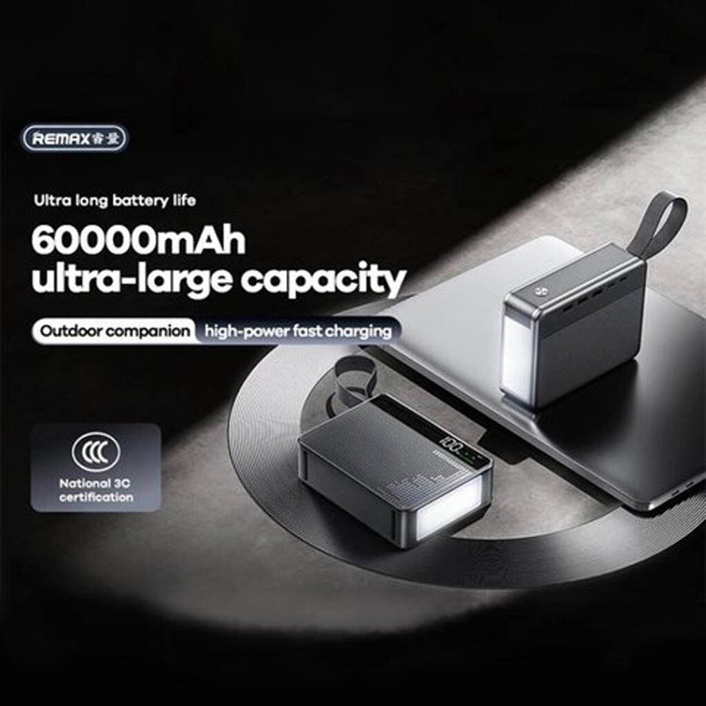 Портативная батарея (Power Bank) Remax FP-6, 60000 mAh, Черный - № 3 Портативная батарея (Power Bank) Remax FP-6, 60000 mAh, Черный - № 3