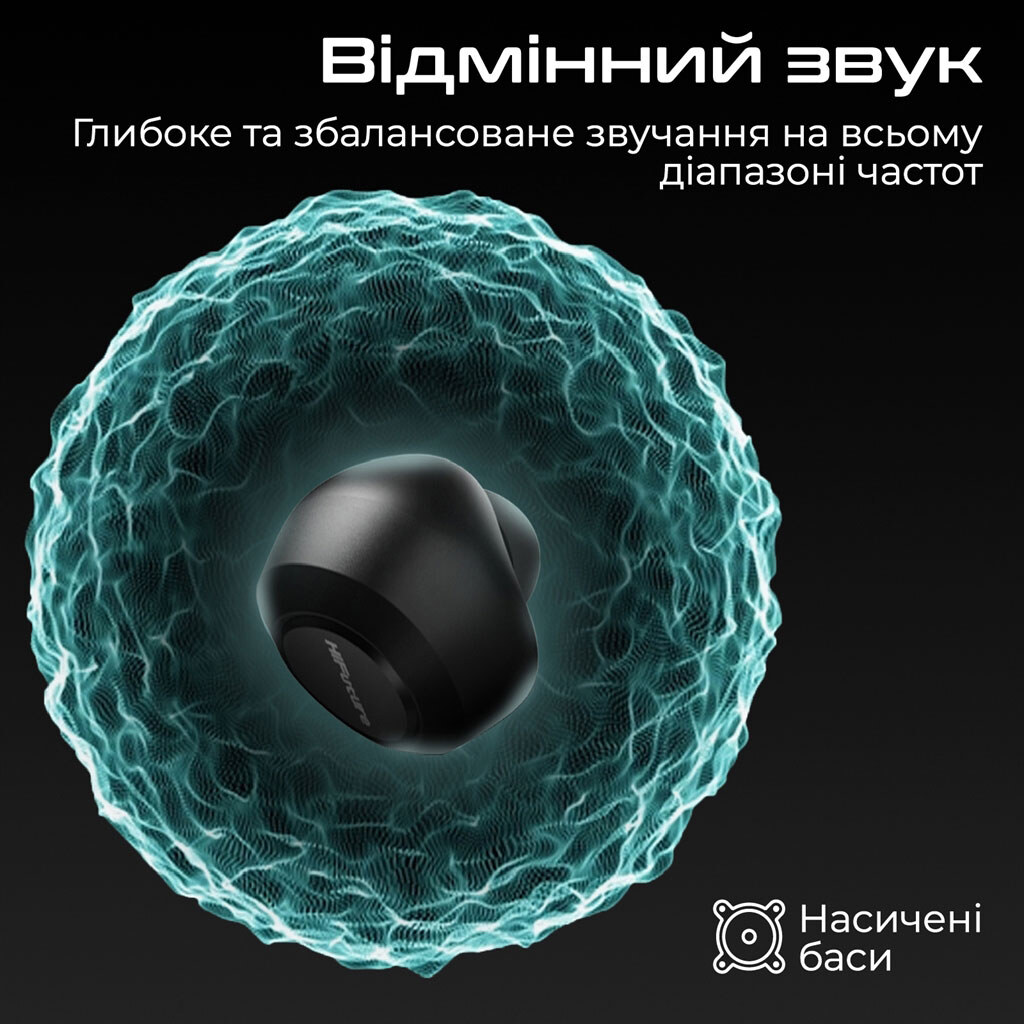 Bluetooth-гарнітура HiFuture OlymBuds3, Стерео, Чорний - № 3 Bluetooth-гарнітура HiFuture OlymBuds3, Стерео, Чорний - № 3