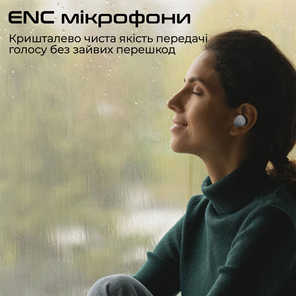 Bluetooth-гарнітура HiFuture OlymBuds3, Стерео, Чорний - № 4 Bluetooth-гарнітура HiFuture OlymBuds3, Стерео, Чорний - № 4