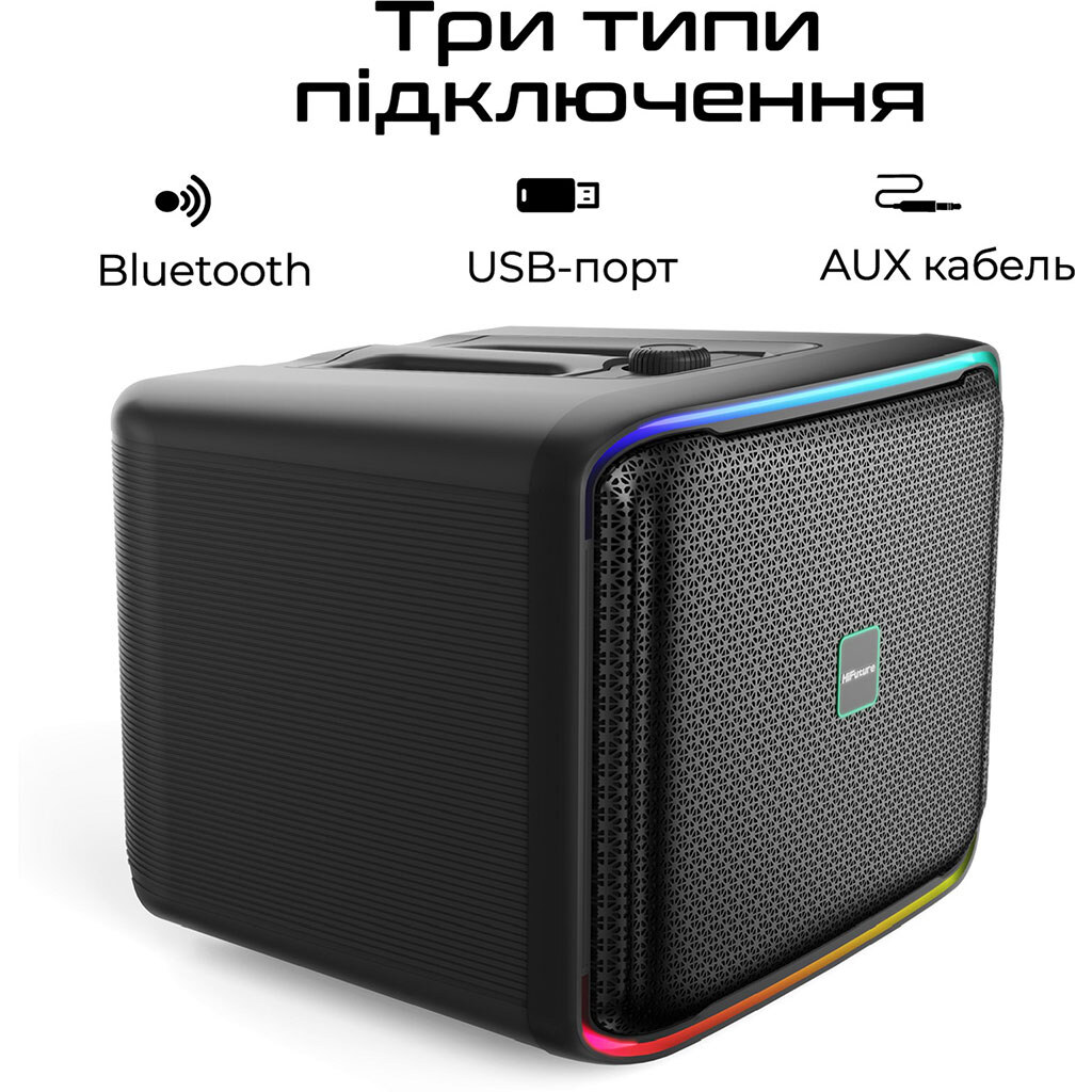 Портативна колонка HiFuture Event Horizon, Чорний - № 6 Портативна колонка HiFuture Event Horizon, Чорний - № 6