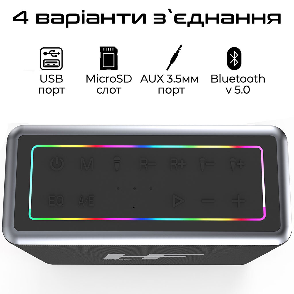 Портативна колонка HiFuture MusicBox, Чорний - № 3 Портативна колонка HiFuture MusicBox, Чорний - № 3