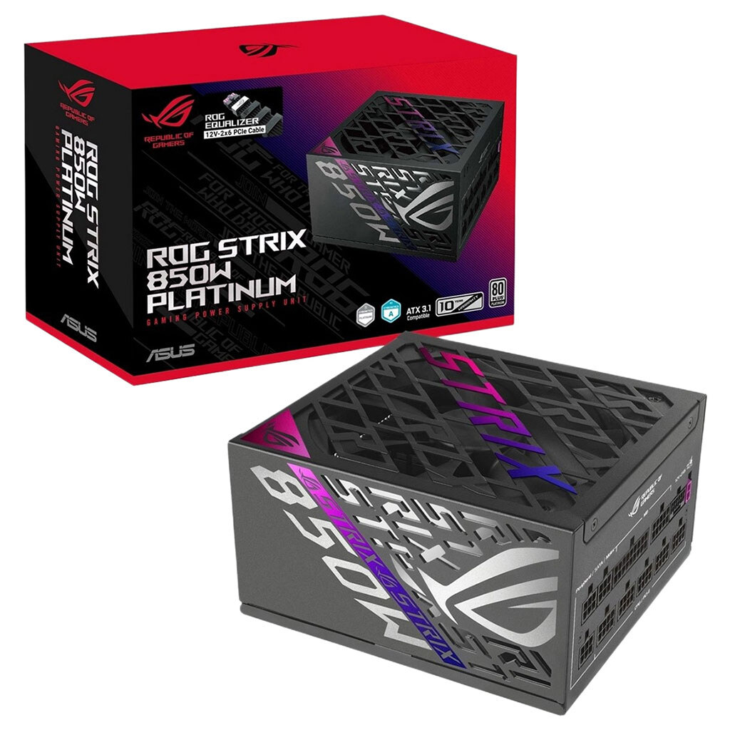 Блок живлення для корпусів Asus ROG Strix Platinum ROG Equalizer, Чорний - № 9 Блок живлення для корпусів Asus ROG Strix Platinum ROG Equalizer, Чорний - № 9