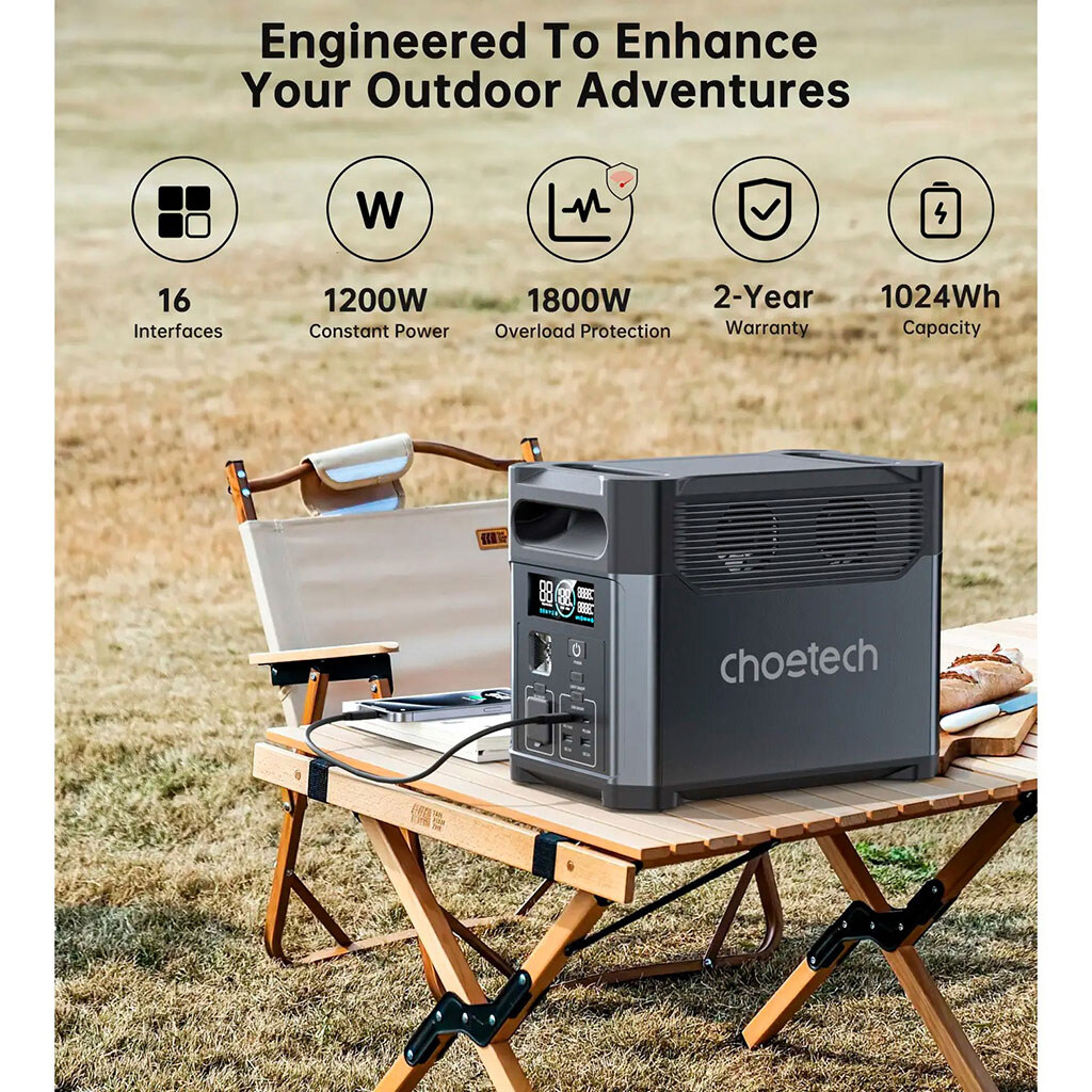 Зарядная станция Choetech BS061, Черный - № 8 Зарядная станция Choetech BS061, Черный - № 8