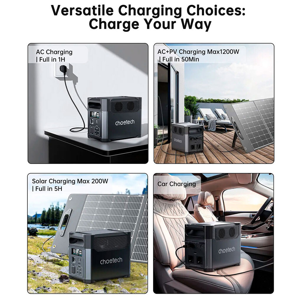 Зарядная станция Choetech BS061, Черный - № 9 Зарядная станция Choetech BS061, Черный - № 9