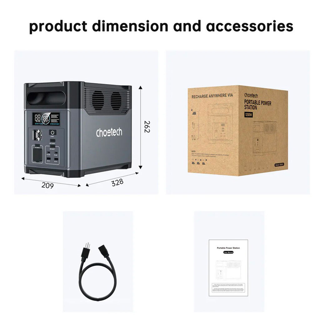 Зарядная станция Choetech BS061, Черный - № 11 Зарядная станция Choetech BS061, Черный - № 11