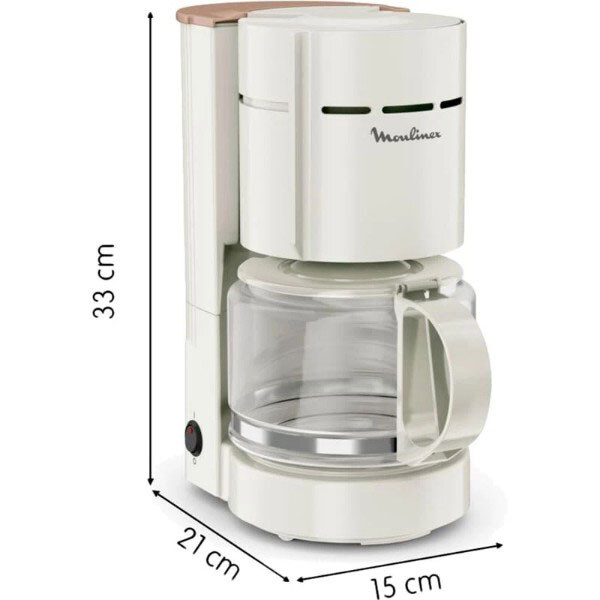 Кавоварка Moulinex Uno FG121A10, Білий - № 5 Кавоварка Moulinex Uno FG121A10, Білий - № 5