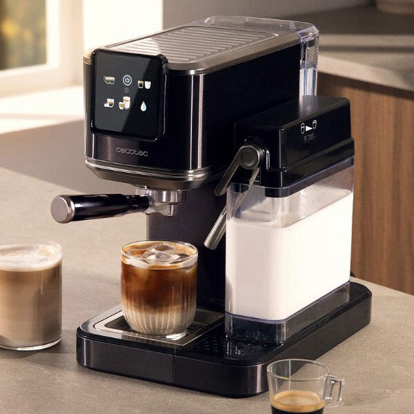 Кавоварка рожкова Cecotec Cafelizzia ColdBrew Latte, Чорний - № 4 Кавоварка рожкова Cecotec Cafelizzia ColdBrew Latte, Чорний - № 4