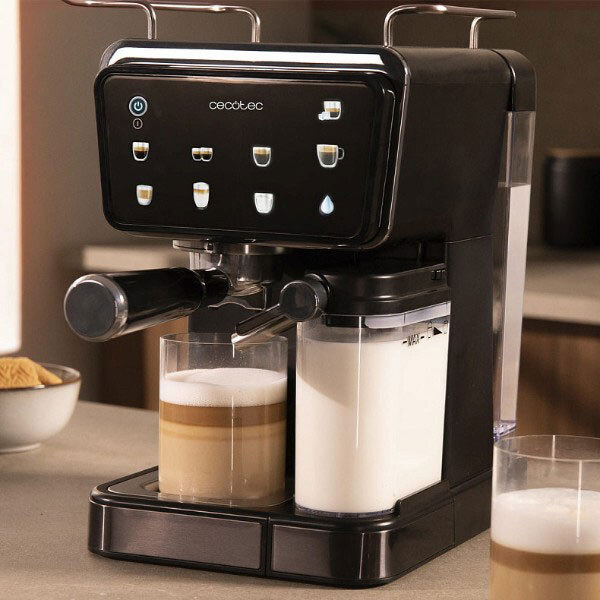 Кавоварка рожкова Cecotec Power Espresso Touch ColdBrew Latte, Чорний - № 3 Кавоварка рожкова Cecotec Power Espresso Touch ColdBrew Latte, Чорний - № 3