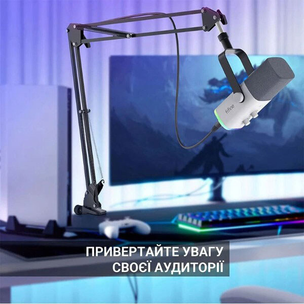 Микрофон Fifine AM8TW, Белый - № 9 Микрофон Fifine AM8TW, Белый - № 9
