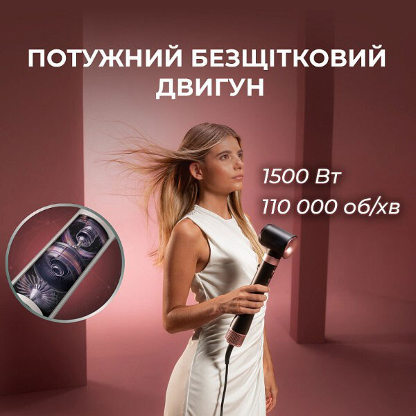 Стайлер Cecotec Bamba CeramicCare AirGlisse Gyro Champagne, Золотий - № 5 Стайлер Cecotec Bamba CeramicCare AirGlisse Gyro Champagne, Золотий - № 5