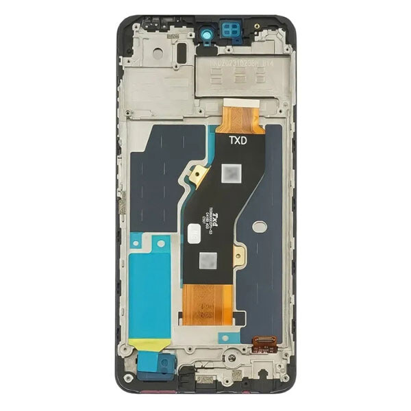 Дисплей (екран) Infinix Hot 40i, Original (100%), З сенсорним склом, З рамкою, Чорний - № 2 Дисплей (екран) Infinix Hot 40i, Original (100%), З сенсорним склом, З рамкою, Чорний - № 2