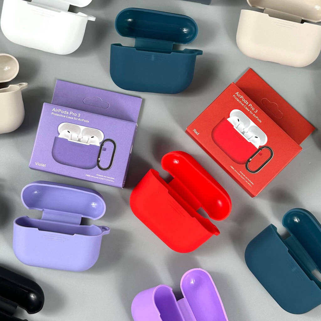Чехол (накладка) Apple AirPods 4, Hang Case, Серый - № 3 Чехол (накладка) Apple AirPods 4, Hang Case, Серый - № 3