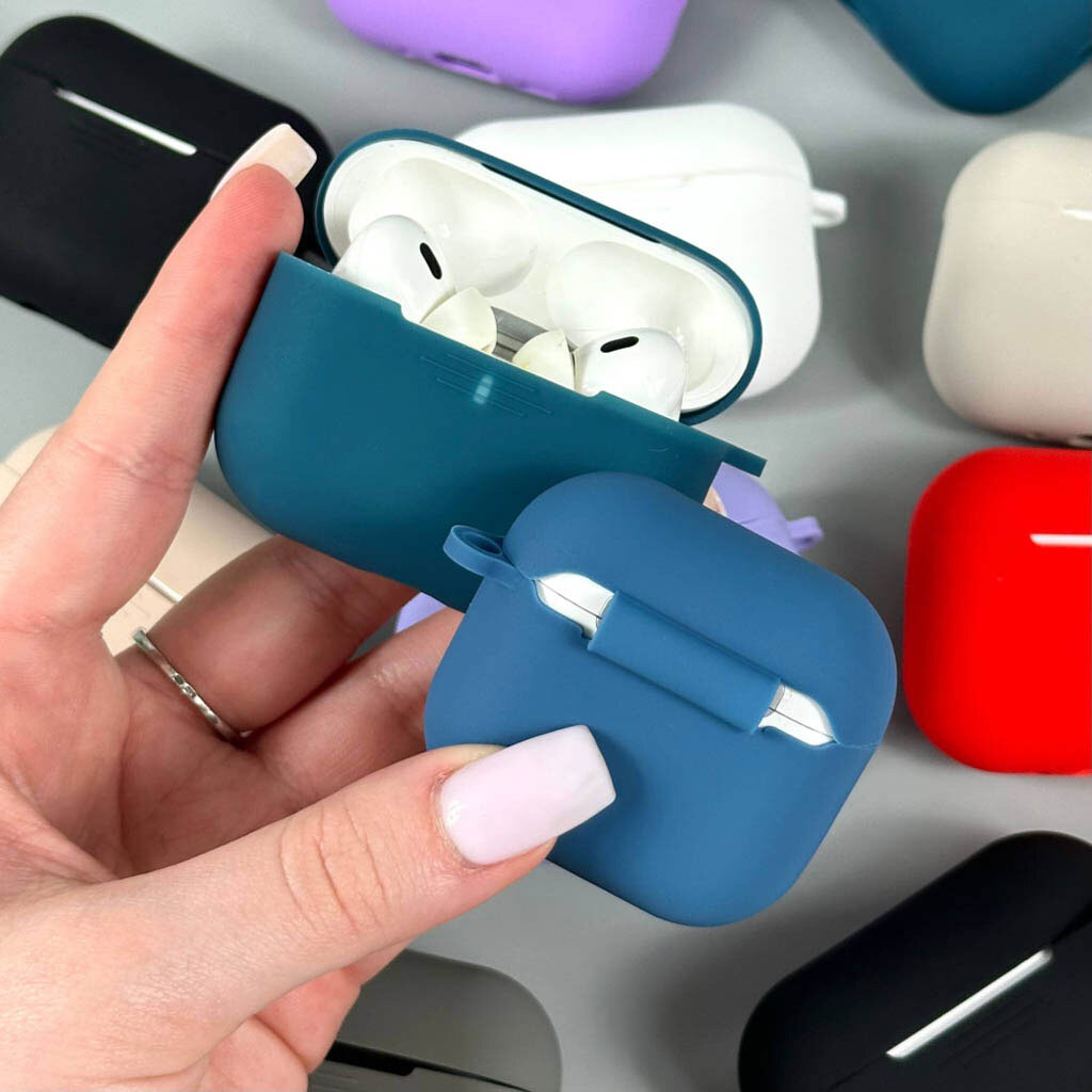 Чехол (накладка) Apple AirPods 4, Hang Case, Серый - № 4 Чехол (накладка) Apple AirPods 4, Hang Case, Серый - № 4
